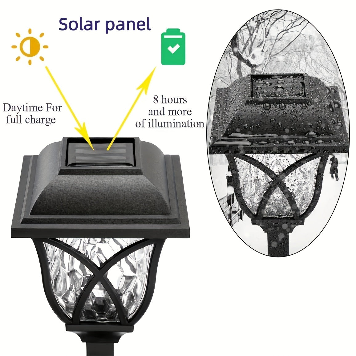 12PC Outdoor Solar Retro Checkered Landscape Lawn Light, Lawn Projection Lighting, Solar Garden Light, Courtyard Light, Pathway, Patio, Lawn, Sidewalk, Private Driveway, Outdoor IP44 Waterproof Solar Light