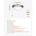 Ceiling Fan Light 1Pc Dome Pull Chain Style 750lm 110V Plug-Free S001 All Site Available