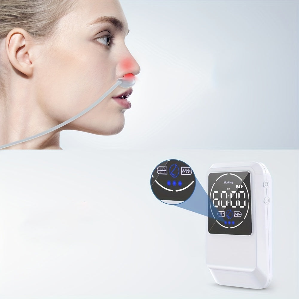 便携式过敏缓解装置 - USB 充电，可减少打鼾和鼻塞，改善夜间睡眠，家庭、鼻塞打喷嚏