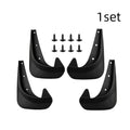 1 Set, Car Mud Flaps - Front & Rear Wheel Splash Guards, All-Season Road Debris Protection, Easy Installation for Outdoor Travel & Long-Distance Driving, Wheel Protection, Screws Included