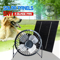 WEIHAOXI 1pc Outdoor Solar Fan with Detachable Solar Panel - Ideal for RV, Camping, Car & Attic Ventilation. This Quiet Solar Fan is Perfect for Cabins, RVs & Pet Shelters.