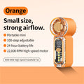 Mini Turbo Air Blower, Lightweight Design, 22000RPM High Speed Wind, 0-100 Stepless Speed Adjustment, 24H Long Battery Life, Low Noise Portable Fan, Multiple Colors Available, Must-Have for Outdoor Camping & Travel