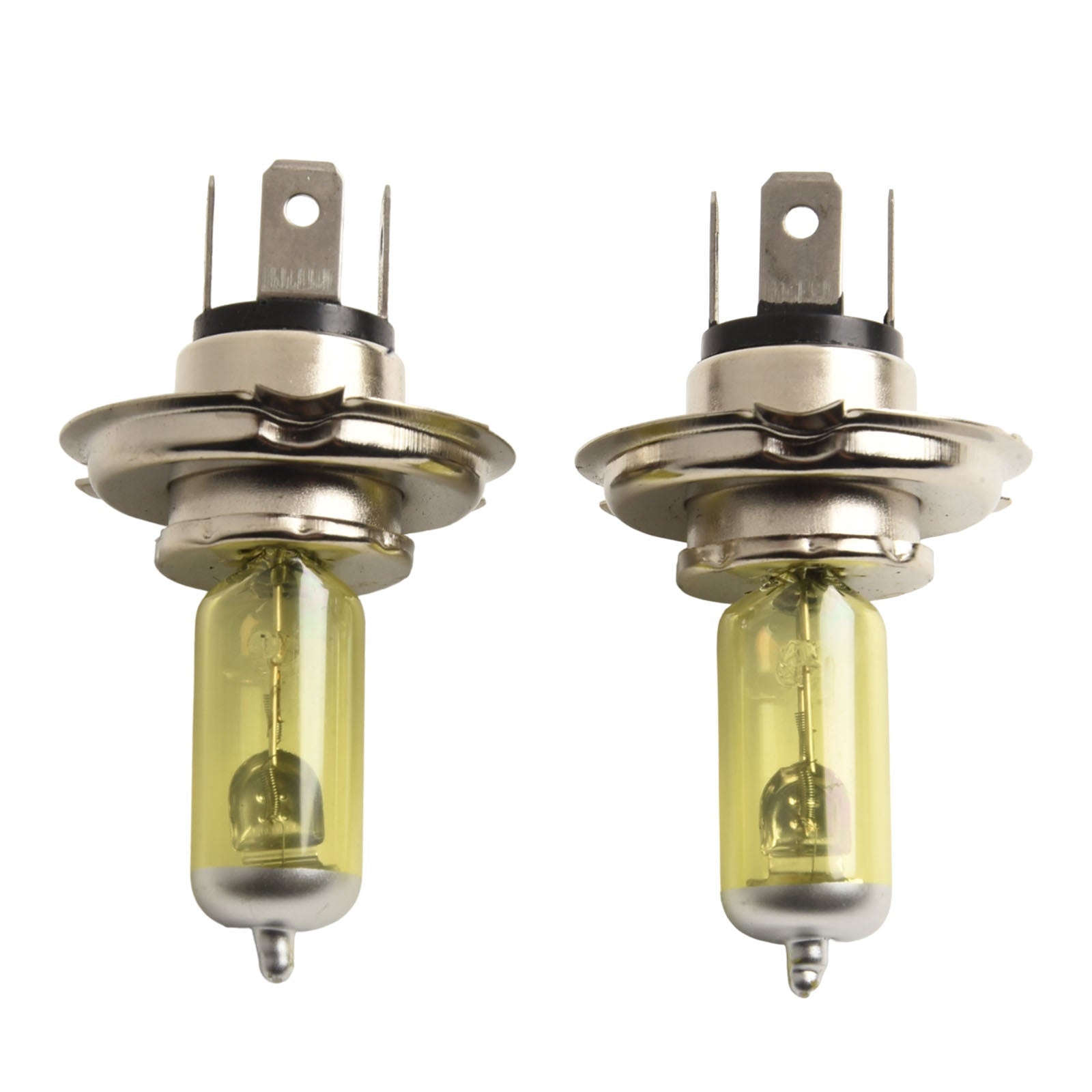 2-Pack H4 55W 5000K Xenon Car Headlight Bulbs, with Aluminum Alloy Base, 12V DC