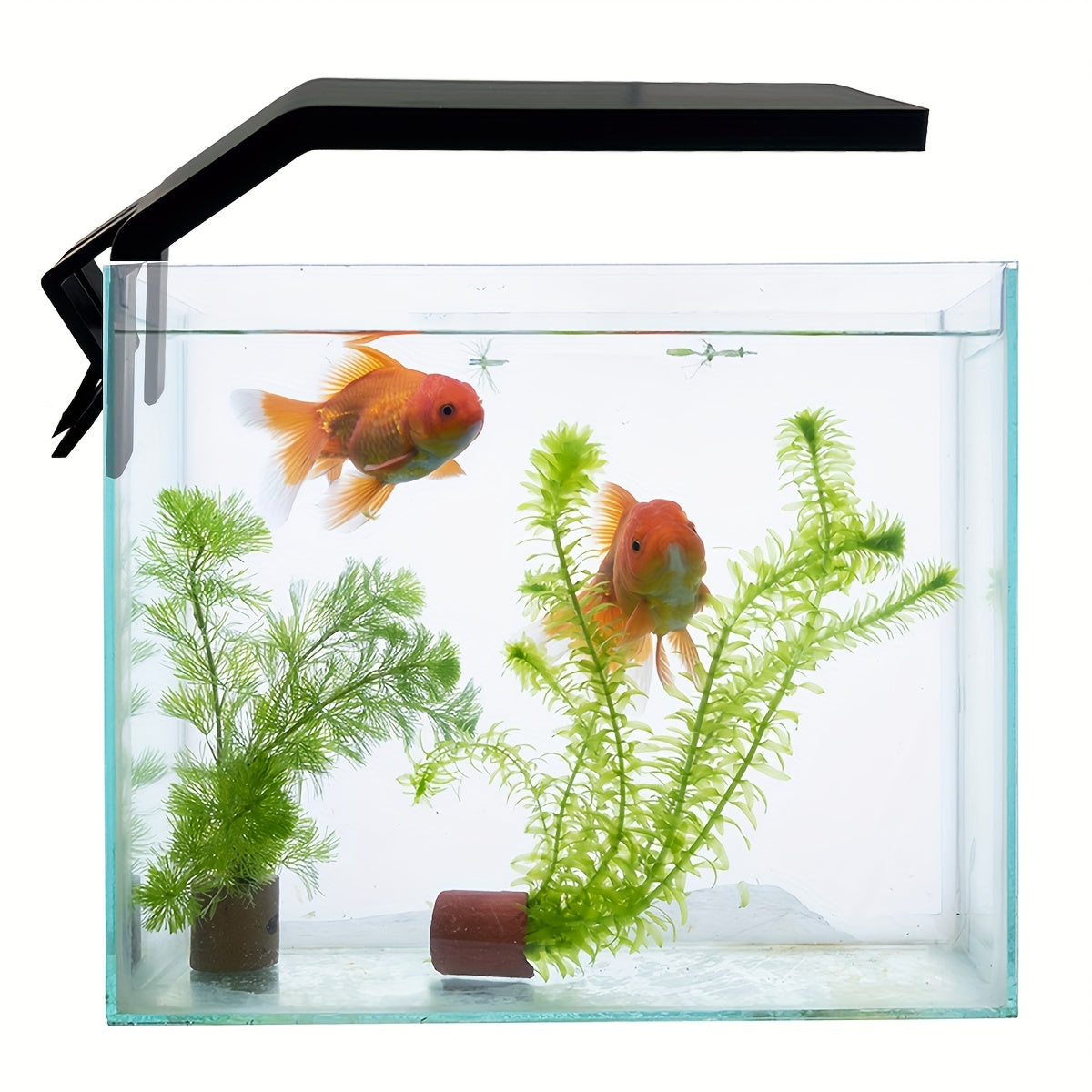 1/2 Pcs LED Aquarium Light, 3/9/12H Timer, 3 Color Temperature USB Powered, 10 Dimmable Brightness Levels, Rich Grow Light for Fish and Aquatic Plants, Battery-Free