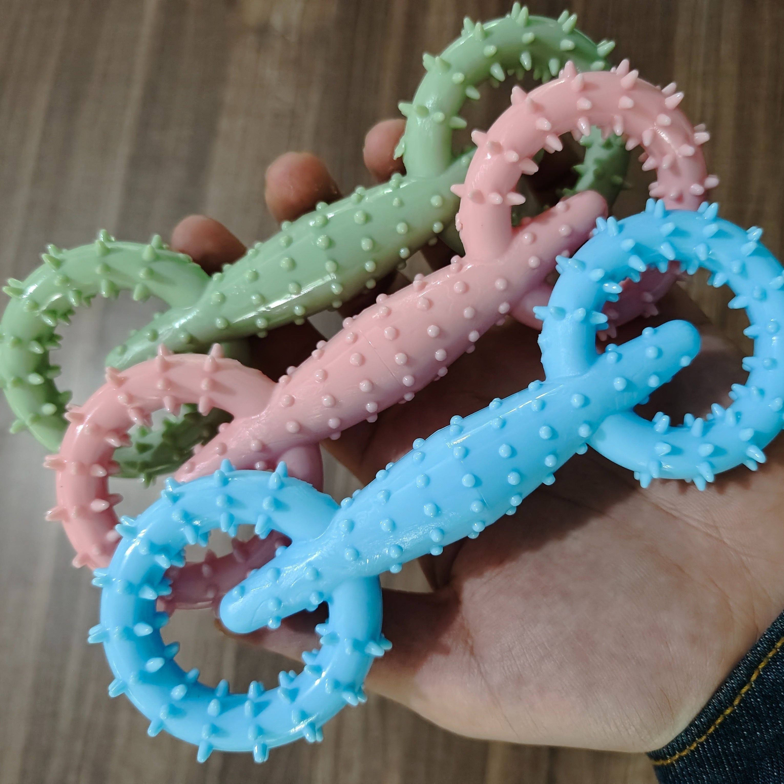 宠物玩具，拉环狗磨牙玩具，狗咬胶玩具，幼犬磨牙棒玩具，宠物狗互动玩具