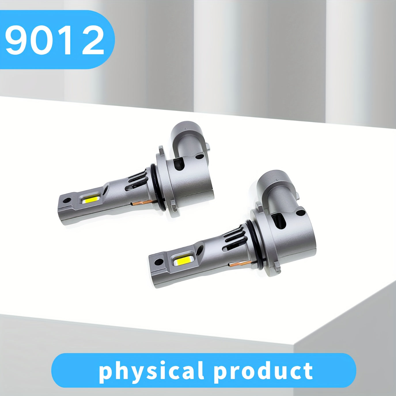 2Pcs H1 H3 H4 H7 H11 H27 9005 9006 9012 Car LED Bulbs, 35W, 7500LM, 6000K White, 300% Brightness Increase, Super Bright Car Headlights, 12V/24V Compatible, High-Speed Fan Cooling, Lifespan Up to 30,000 Hours