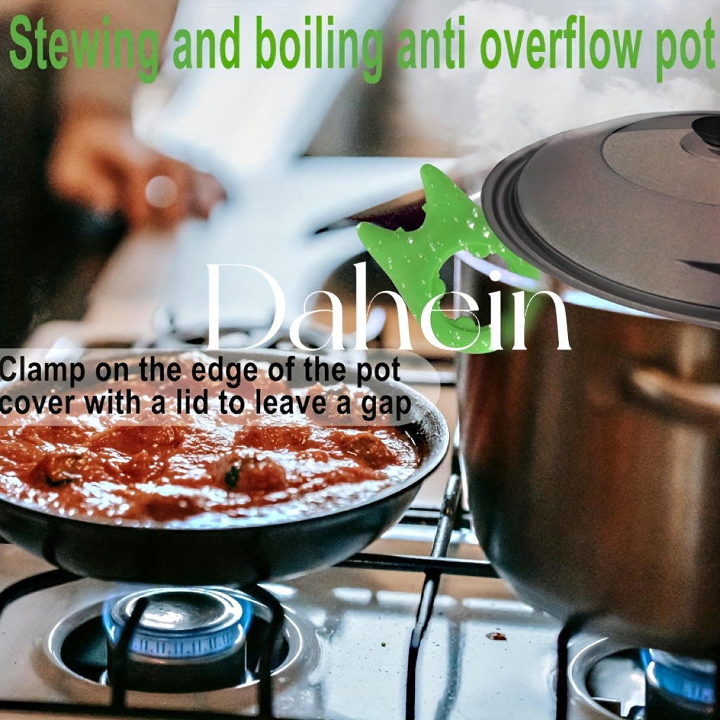 One Silicone Spatula Holder – Heat-Resistant Pot Clip & Ladle Rest, Flexible Kitchen Cooking Spoon & Pot Clip Rest – Not for Food Contact
