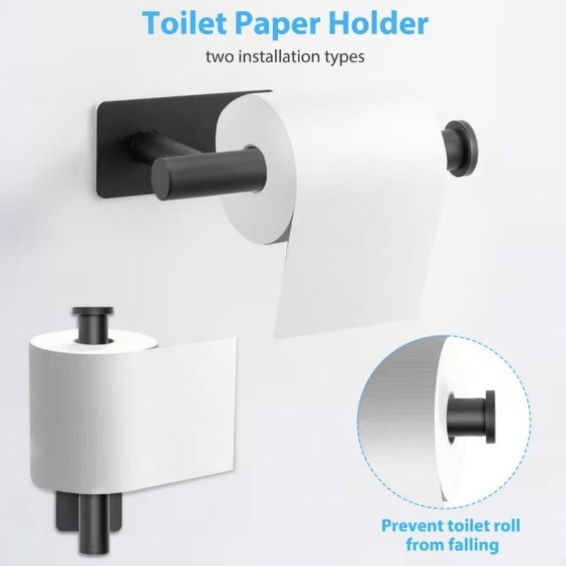 Non-Slip Toilet Paper Holder for Bathroom - High-End Wall Mount, Easy Roll Fixing, Durable & Fade-Resistant, for Home & RV, Practical & Stylish Storage, Multiple Styles & Colors Available