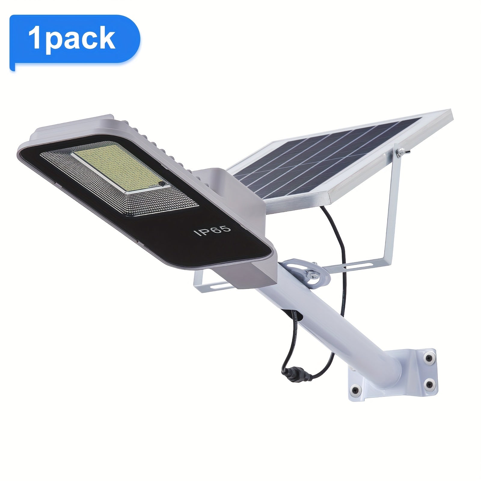 1/2/4pcs Solar LED Street Light, with Remote Control, 1926 LEDs, 6000mAh Solar Powered, 6500K Auto On/Off Sensor, Detachable Panel and Easy to Install for Garden, Pathway, Garage, Yard, Outdoor Light Solar Powered, Outdoor Wall Light