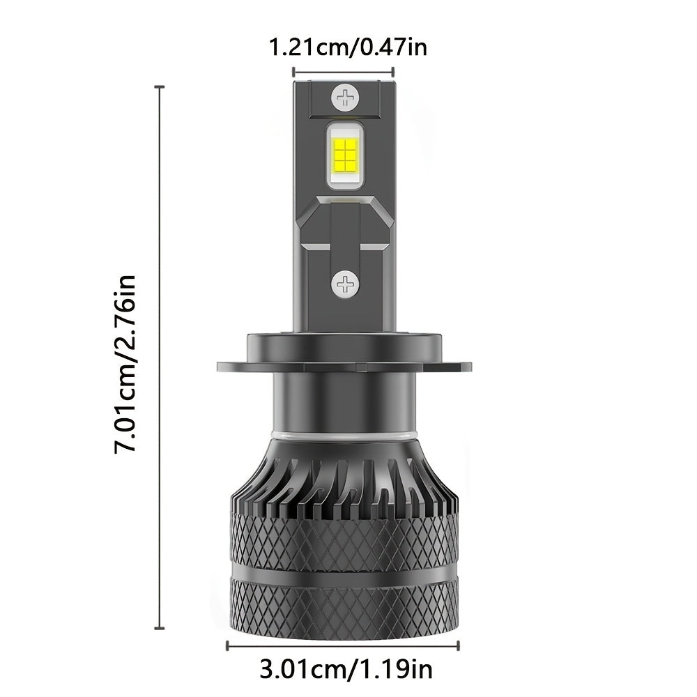 2 Pcs LED Car Headlight Bulbs - 28690 Lumens, 180W High Power, 6500K Super Bright Cool White Light, Compatible with H4 H1 H8/H9 9005/HB3 9006/HB4 9012/HIR2, No Battery Needed, Car Headlight Bulbs, Vehicle Lighting