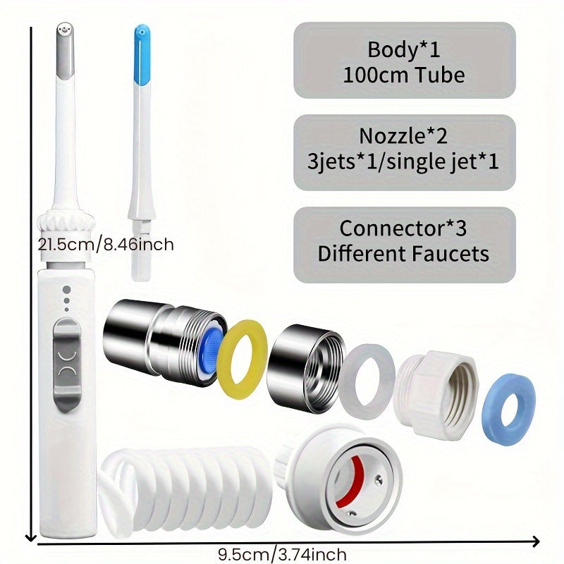 水龙头冲牙器成人家用水牙线洁牙器口腔清洁不用电不灌水不易坏