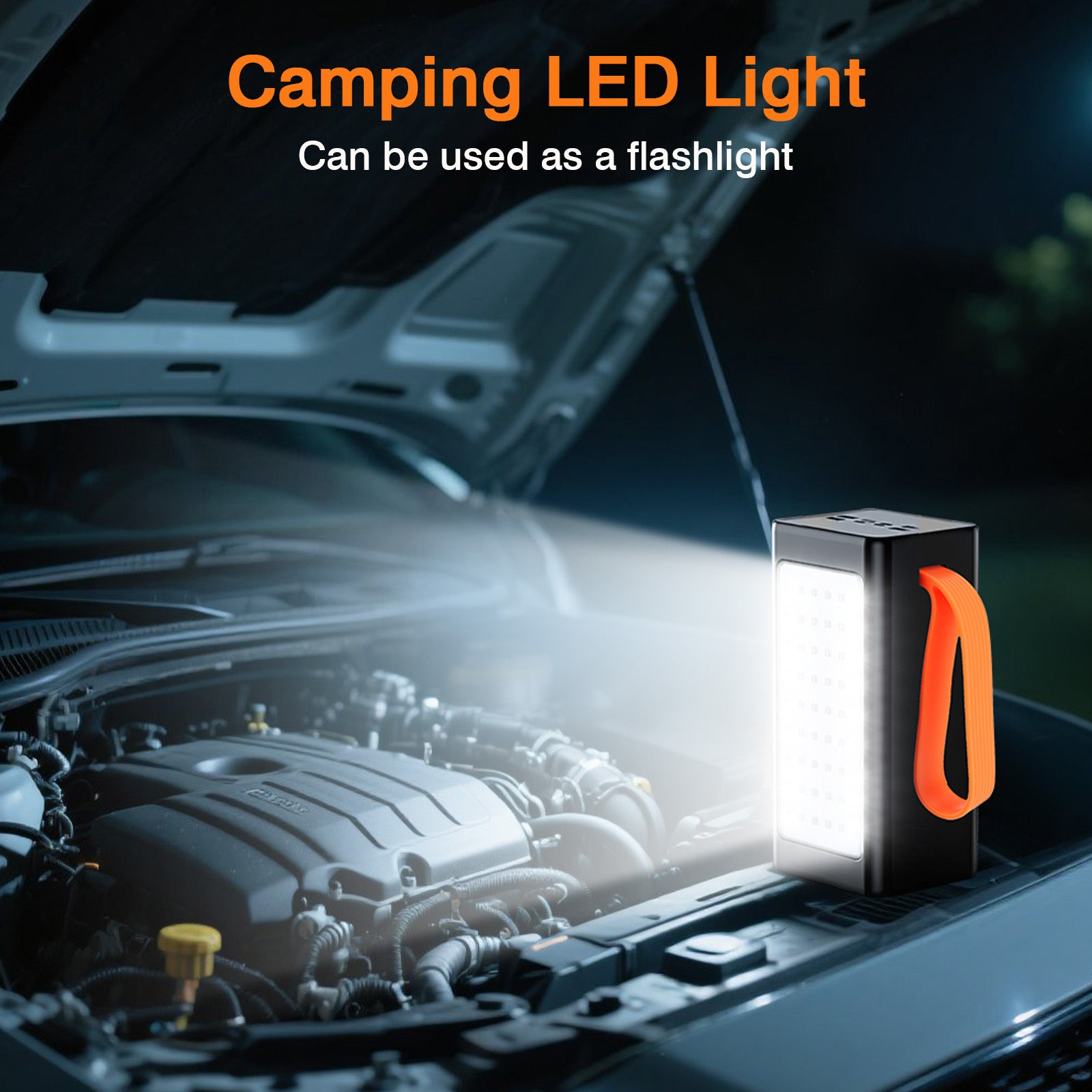 58800mAh Two-Way Fast Charging Power Bank with LED Neon Flashlight, Large Capacity Portable Bidirectional Mobile Power Source External Tito C Compatible with Smart Phones, for iPhone, for iPad, for Samsung Most Smart Devices, USB-C, USB-A, USB-B