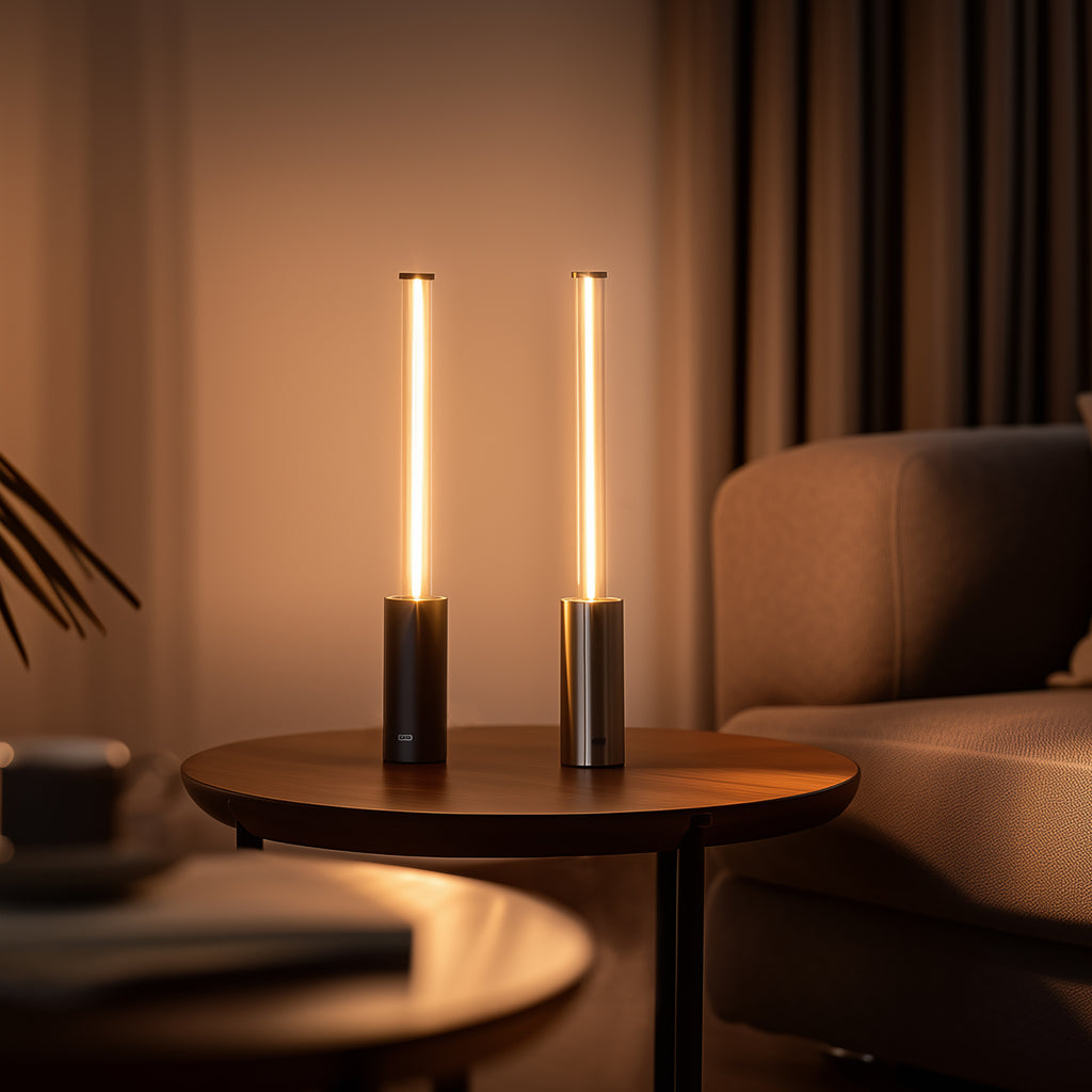 Wireless light, small light for small spaces, rechargeable battery-powered light, mini touch light, mood lighting, portable camping light, suitable for restaurants, bars, patios, bedside, bookshelves