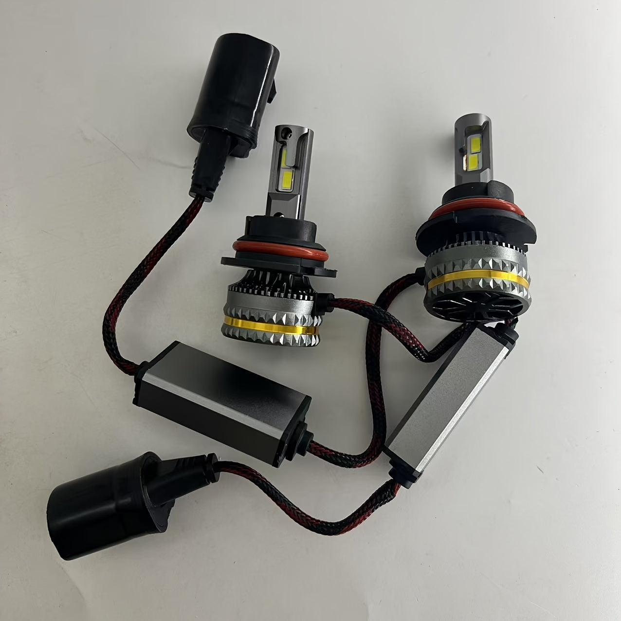 2-Pack H7 H4 H11 LED CANBUS Lights H1 H3 9005 HB3 9006 HB4 H8 H9 9012 HIR2 9007 H13 Car LED Headlight Bulbs 220W 12V 24V Auto Headlights, No Battery Included