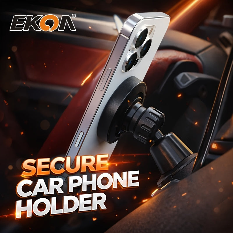 One Heavy Duty Car Phone Holder with Metal Hook - Universal Fit for All Vehicles, Air Vent Mount, Adjustable Holder, Non-Slip Surface, Universal Car Phone Holder, Anti-Shake Positioning Navigation Bracket, Fits Most Cars