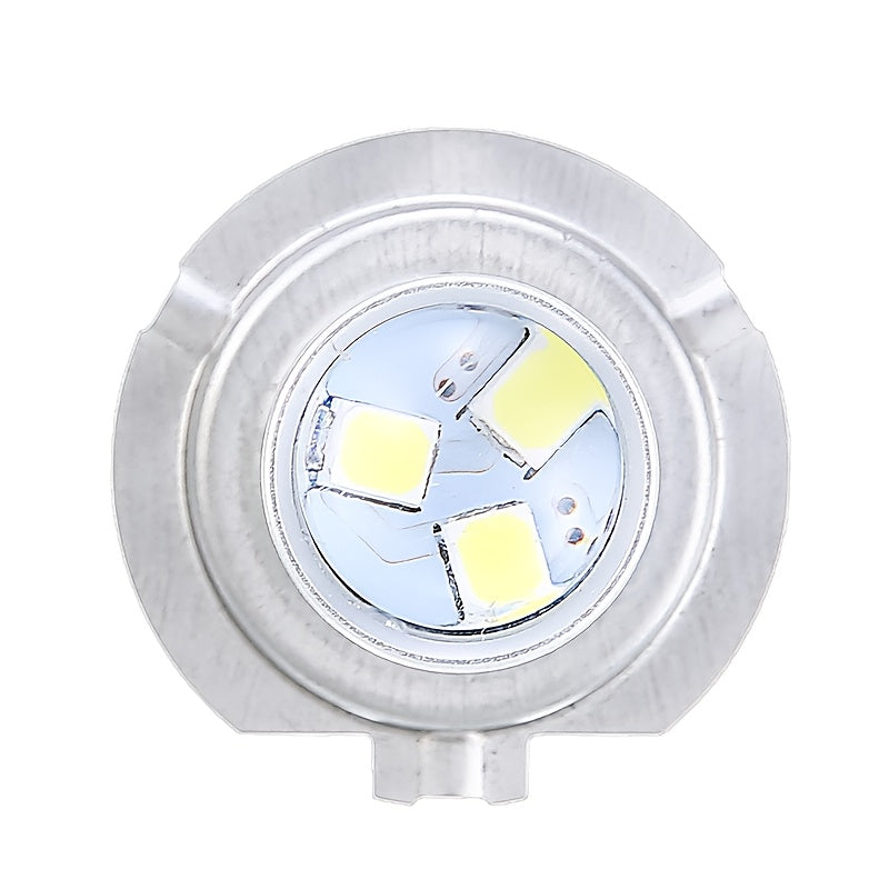 2Pcs H7 LED Headlight Bulbs - 6000K Super White, 12V/24V Compatible, High/Low Beam, Auto DRL, Enhanced Visibility and Safety, Vehicle Lighting Upgrade, Stylish Bulb Design, Durable Bulb Structure, No Battery