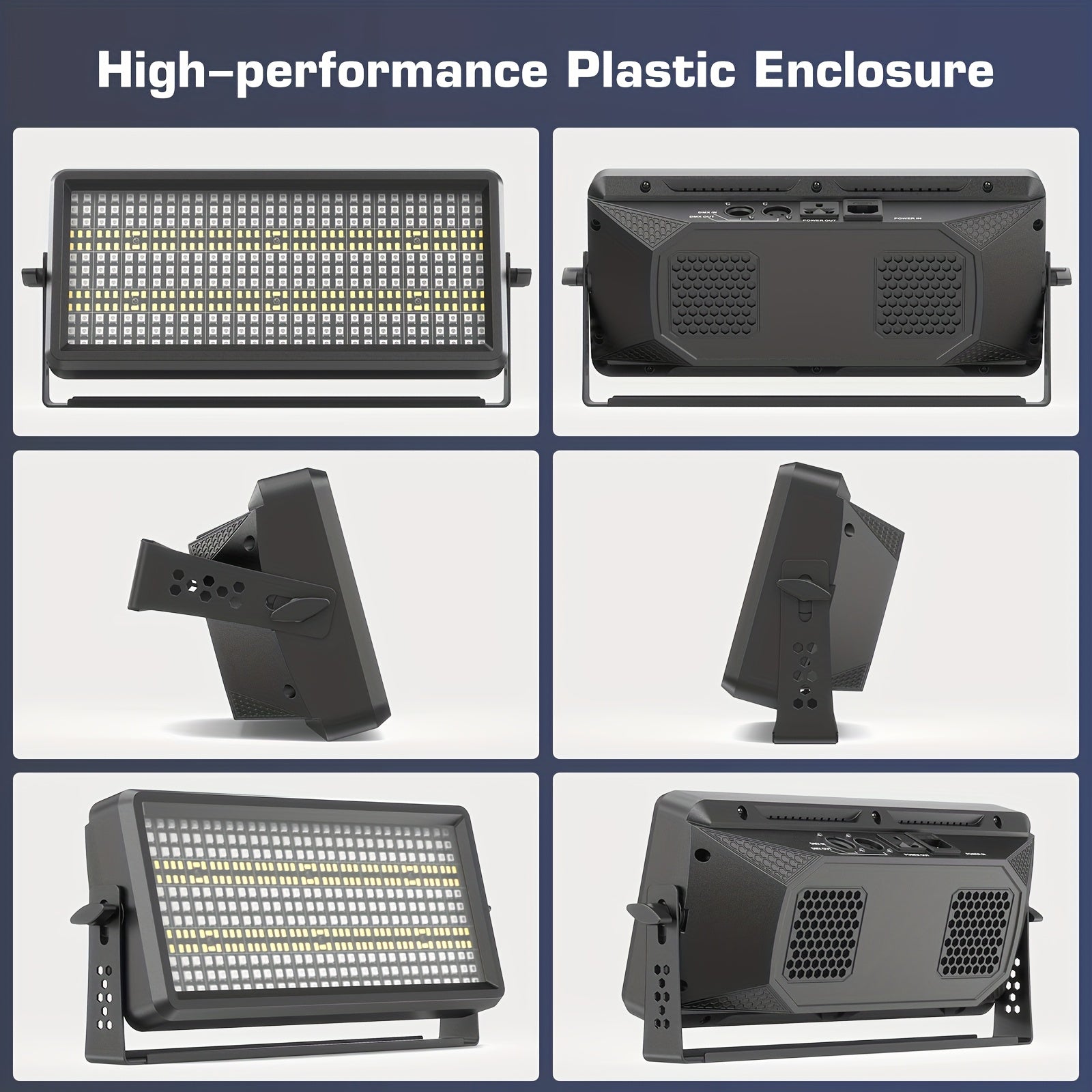 180W LED RGB Stage Light Bar Wall Washer Light Supports 4/11/165 Channel DMX Control RDM Function with Strobe Color Changing Flood Light Bar Suitable for Parties Discos Clubs Churches Birthdays Weddings
