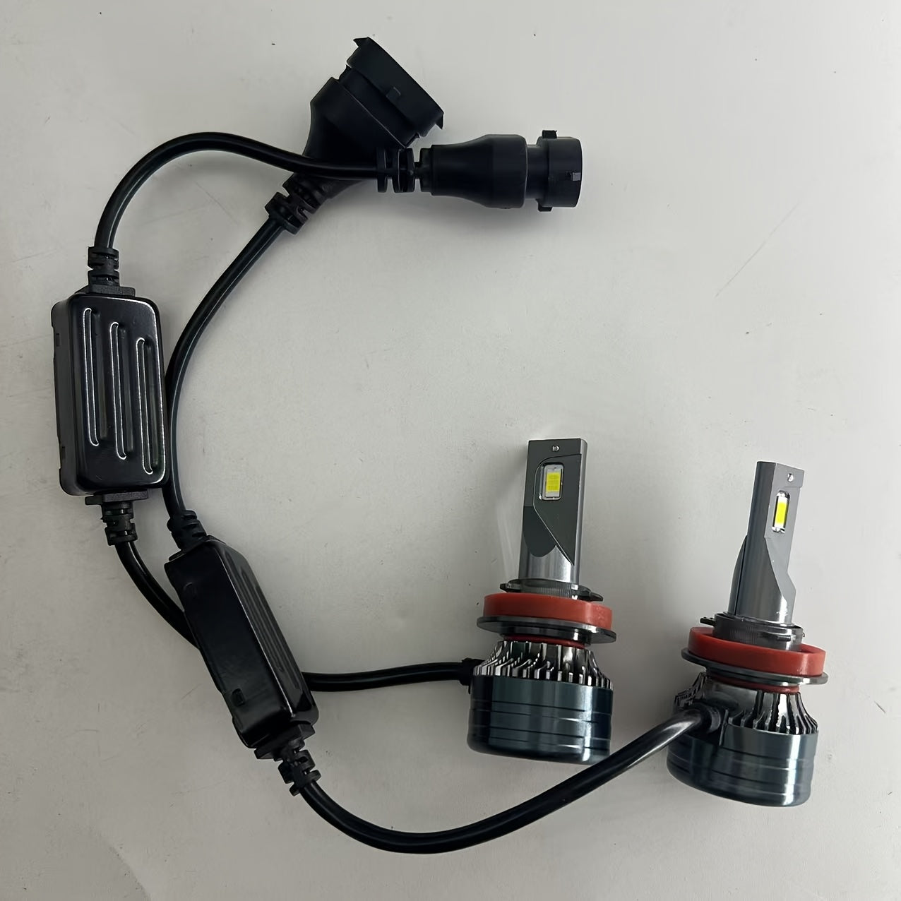 2-Pack H7 H4 H11 LED Headlights 160W High Power H8 H9 HB4 HB3 9005 9006 Turbo Light 6000K White Light, Special for Car Lens, 12V Voltage