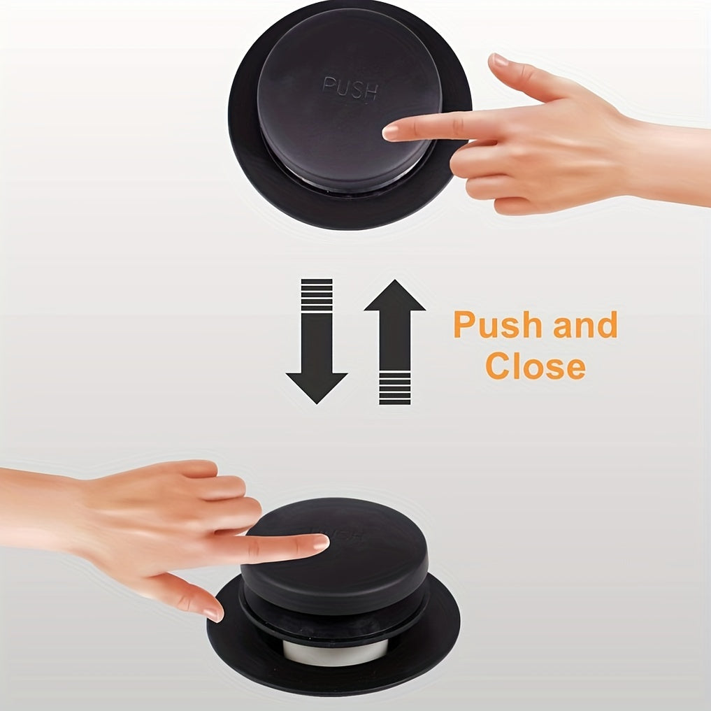 Toe Tap Bathtub Drain Kit - with 1-Hole Bathtub Overflow Drain Cover & Toe Tap Bathtub Trim Kit Single Hole
