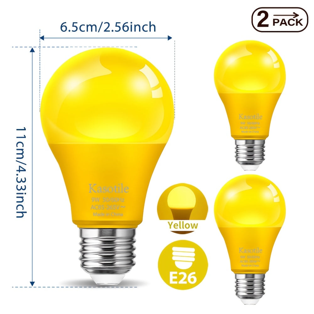 Colored bulb 9W E26 base, suitable for Halloween, Christmas parties, holiday lighting, colors available in blue/red/green/purple/orange/pink