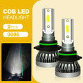 CROSSPASSION 2-Pack 9005 HB3 9006 HB4 H1 H4 H7 H11 Headlight and High Beam COB LED Headlights, 230W High Power 6500K Pure White Light, Integrated Driver, 1:1 Mini Size, Easy to Install, No Battery Included
