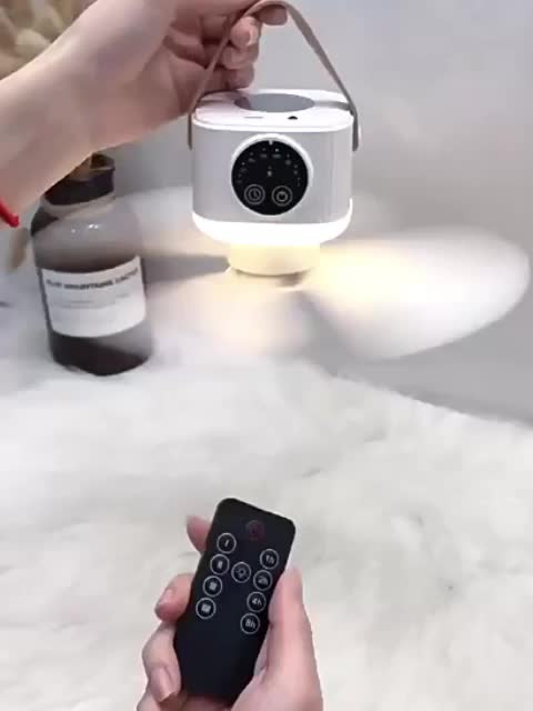 RV Interior Lighting Fan Light, 7200mAh Large Capacity Battery, Dual-Use Floor & Ceiling Fan, Suitable for RV, Tent, Under Sunshade & More Scenes
