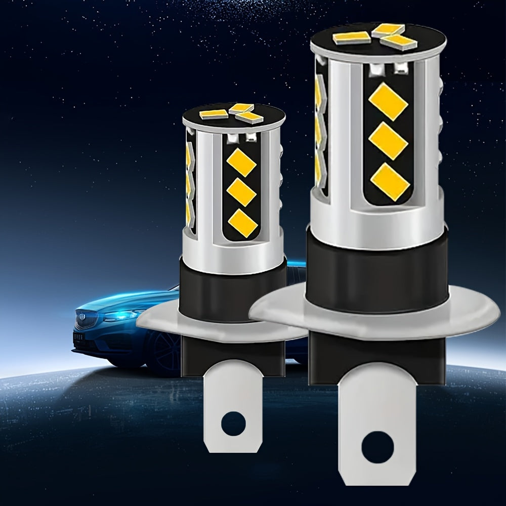 2 High/Low Beam LED Headlights, 55000 Lumens, Strong Penetration, Low Energy Consumption, 5000K White Light, Compatible with 9005/HB3/9006/HB4, H1G110, H3, H7, H11, 200W High Power, 880/881/H27, High/Low Beam