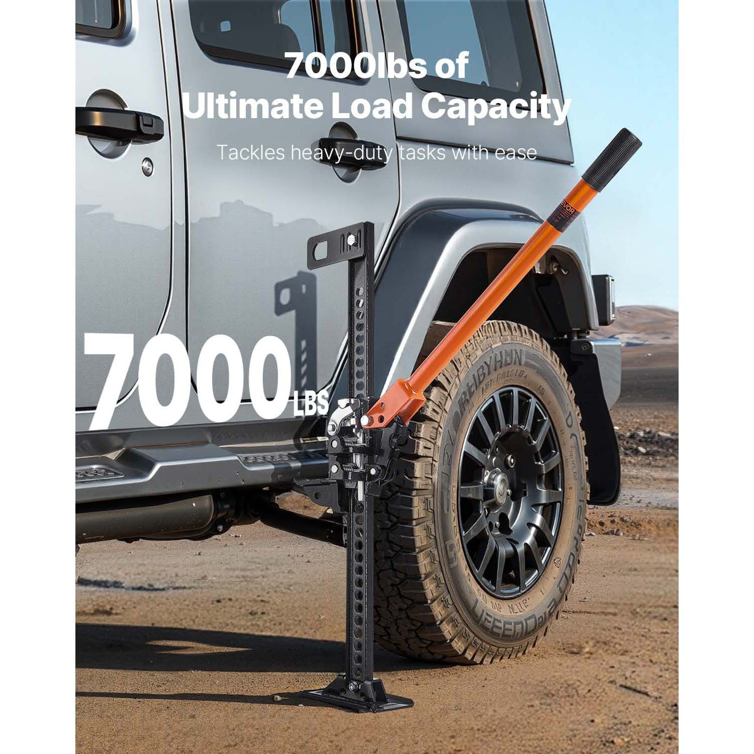 VEVOR 34”/36“/42” Off Road Farm Jack Hoist 7000 Lbs High Lift High Horsepower Tractor Vehicle Winch