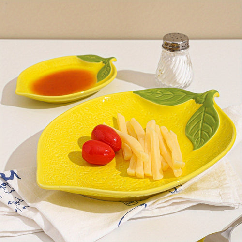 1pc / 4pcs Ceramic Dinner Plate for Home, Living Room, Restaurant, Kitchen – Snack Tray, Candy Jar Plate, Dessert Plate, Salad Bowl, Storage Cake Plate