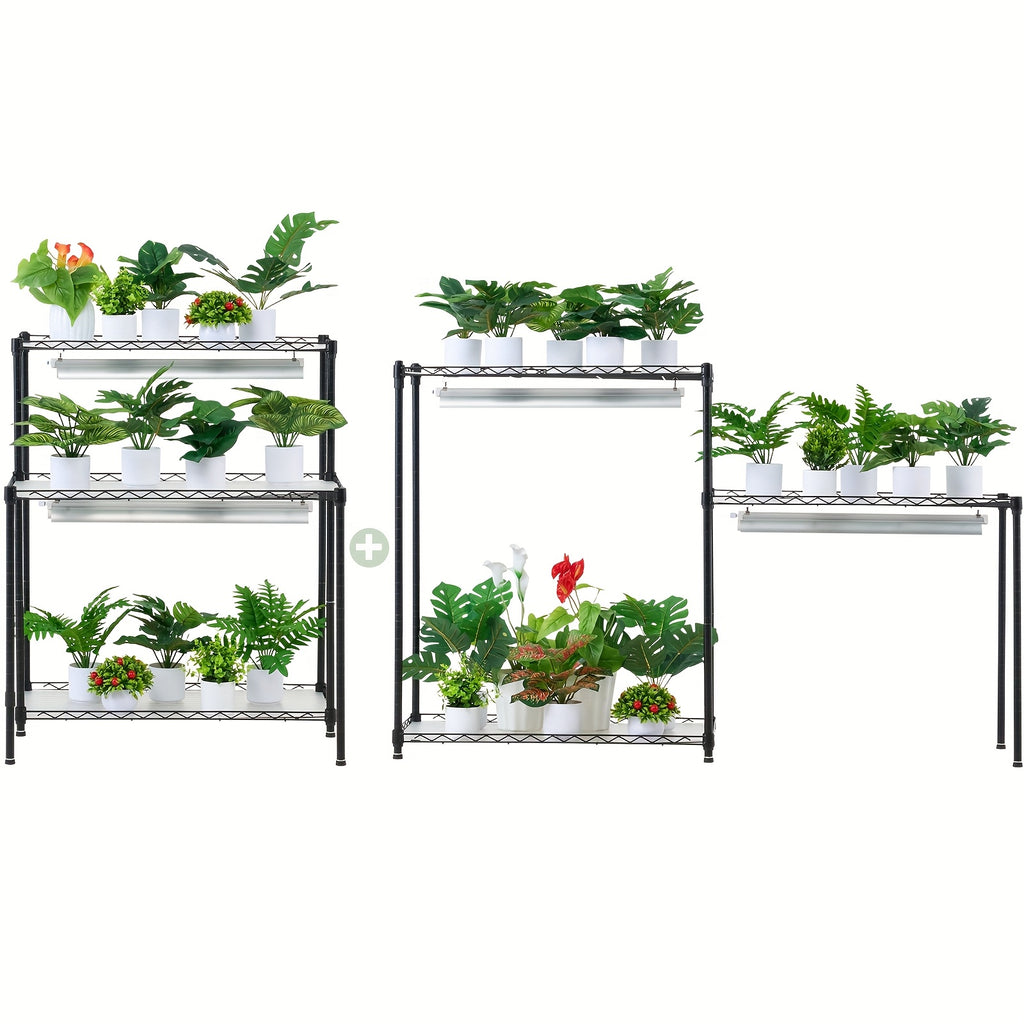 Functional Plant Shelf, DIYable, 6-Tier, 180cm×75cm, 192W, US Plug, 110V