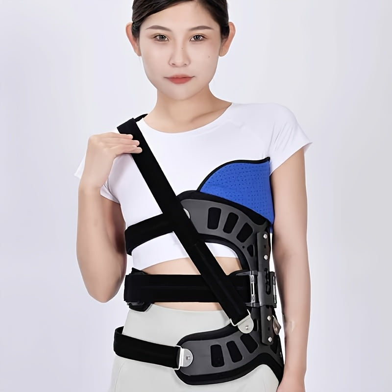 脊柱侧弯矫形器腰椎胸椎固定矫正背背佳 | 无纺布材质，塑料材质，系带闭合，仅可手洗