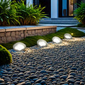 New Solar Salt Rock Light Set (4/6-Piece), Designed for Outdoor Use as Decorative Landscape Lighting. Perfect for Garden, Patio, Pool, Wedding, Dinner and Holiday Decoration, with Cool White Light.