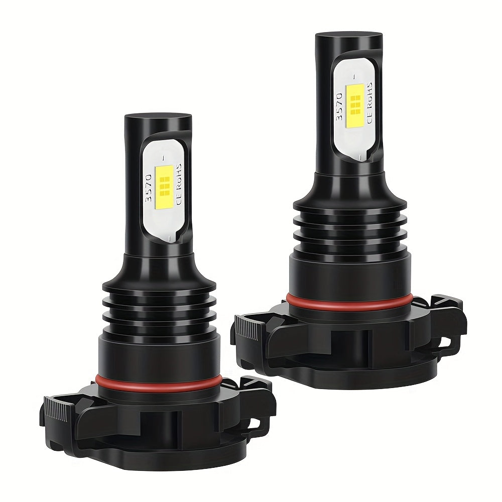 Set of 2 LED Car Headlight Bulbs, Compatible with H3, H4, H7, H11, 5020, 9005/HB3, 9006/HB4, 880 and 881, Provides 60000 Lumens and 250W Brightness, Easy to Install, Compact Design, No Battery Needed, Battery Not Included