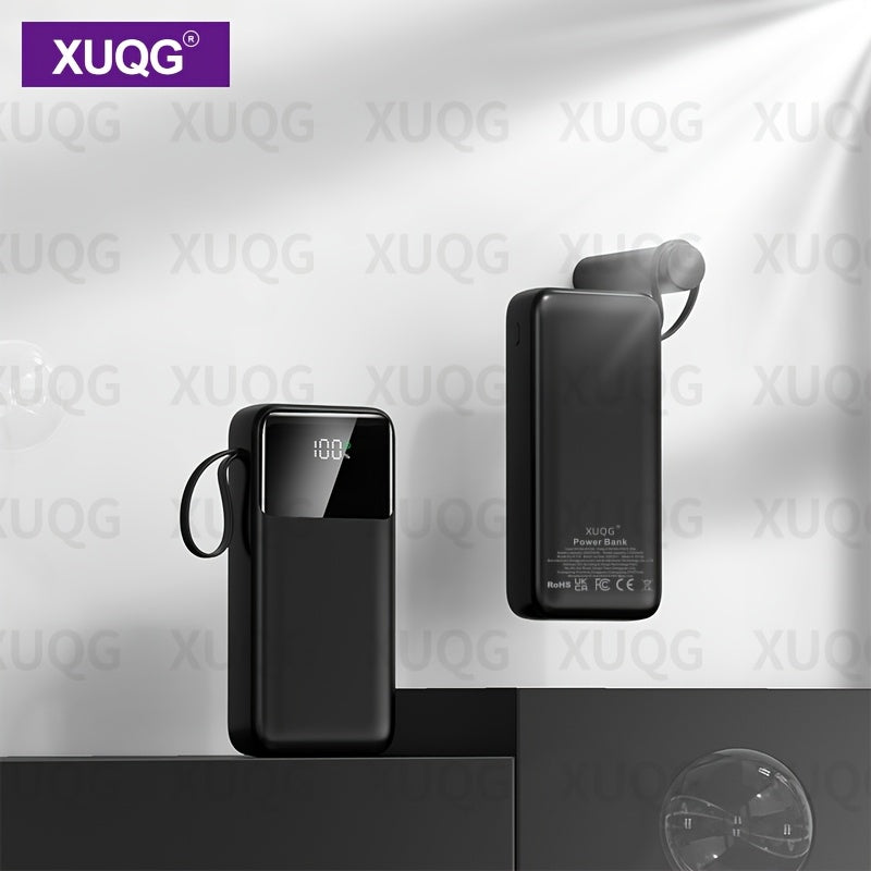 20000mAh Power Bank with LED Power Display, Dual Output, Built-in Lanyard, Compact and Portable Phone Charger. Suitable for iPhone 15 Pro/14 Max/13/12 Devices/Android (USB, Type-C). Outdoor Emergency Power Backup Battery. Category: Portable Mobile