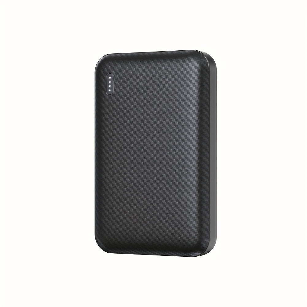 Super compact mini power bank charger 5000mAh, super mini 5V 2A high-density battery pack mobile phone charger, suitable for heating clothes, mobile phones, tablets, smart watches, etc. Gift choice for men and women
