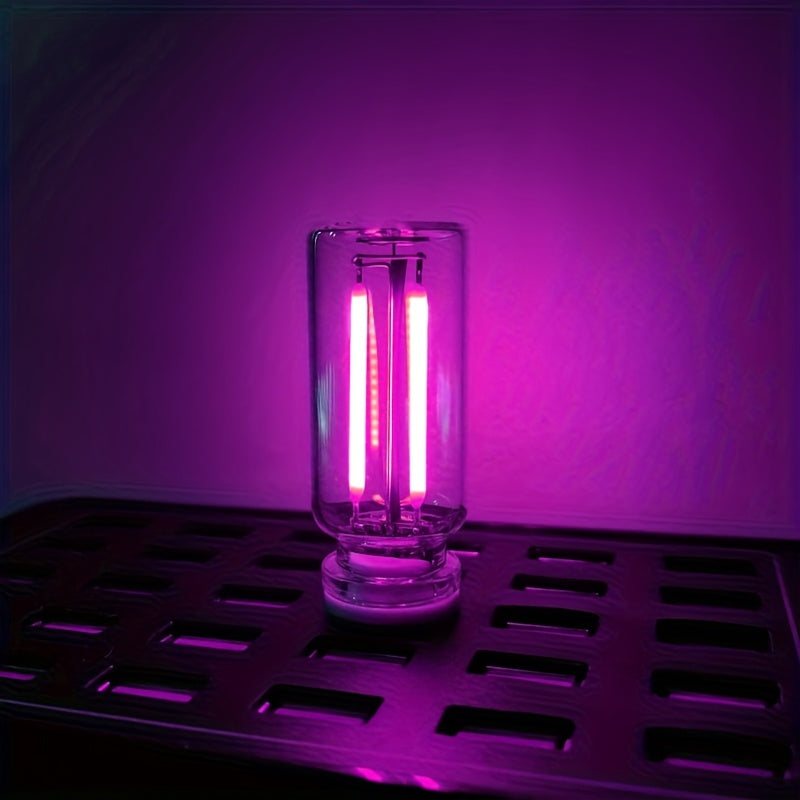 RGB vintage tube ambiance light, cyberpunk style, USB powered, multi-color changing desktop decorative night light, creative gift, bedroom lighting / party decoration / DIY project multi-purpose, preferred gift for Christmas