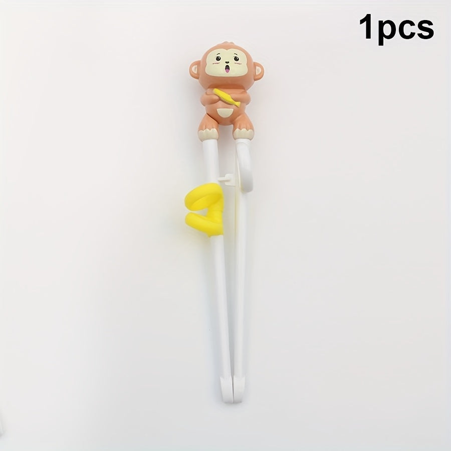Toddler Dinosaur-Shaped Training Chopsticks - Reusable, Colorful Learning Aid