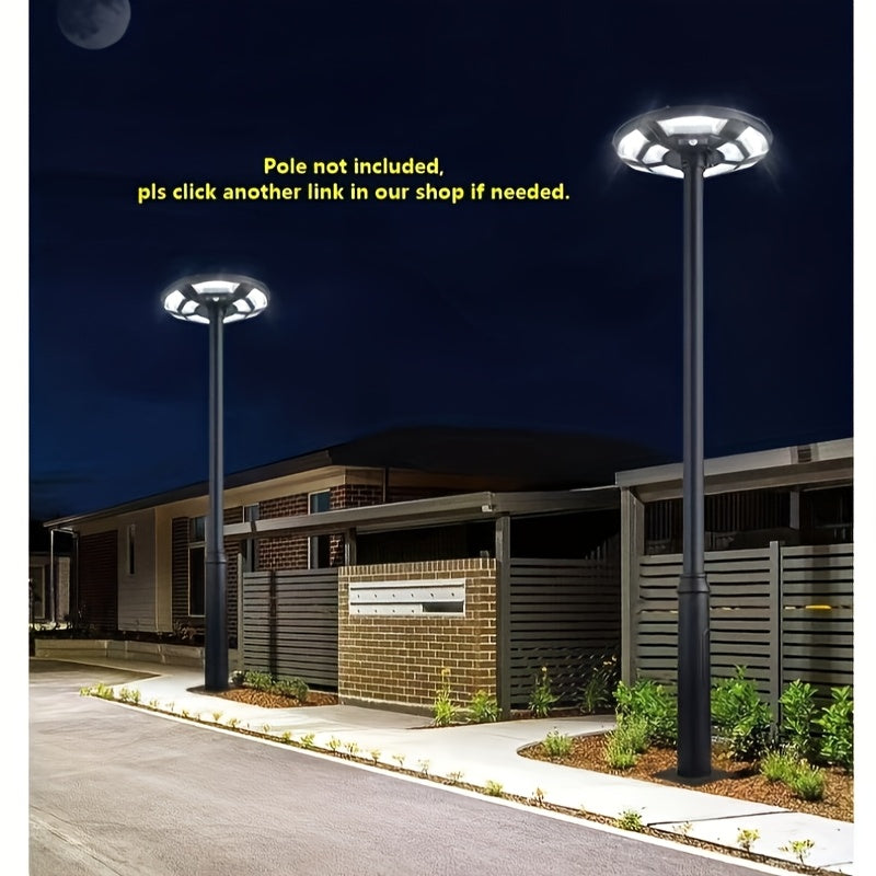 1 Piece UFO Solar Garden Light, Solar Light, Outdoor Solar Light, LED Light, Solar Light IP65 Outdoor Waterproof, with Remote Control, Dusk to Dawn, Suitable for Outdoor, Roadside, Courtyard, Park, Garden, etc., (Pole Not Included)