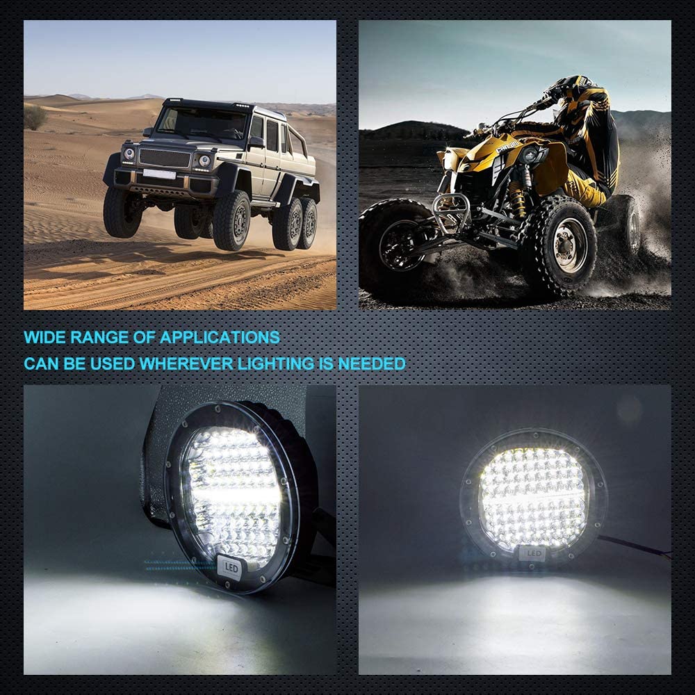 300W LED work light bar - 7-inch spot beam, white light