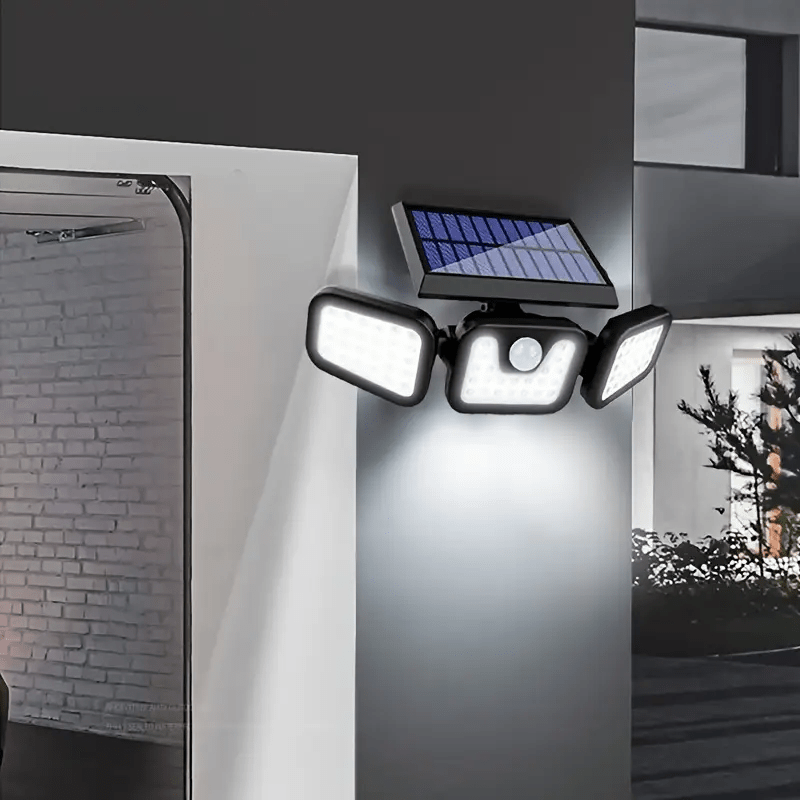Turn the Sunlight Saved During the Day into Courage for Your Night Journey Home, Fully Automatic Smart Sensor! No-Wiring Solar Street Light, Lights Up Instantly When Someone Approaches at Night