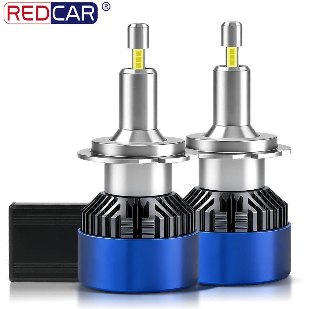 H7 LED Headlight Bulb Canbus Four-Side Chip Turbo Fan Mini Car Light 6500K H11 H1 HB3 9005 HB4 9006 9012 for Car