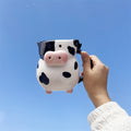 1pc, Handmade Cute Cow Water Mug, Classic Cow Pattern Ceramic Mug with Handle, Perfect for Coffee, Milk, Juice, Cocoa, Exquisite Birthday & Christmas Gift, 585ml / 20oz/