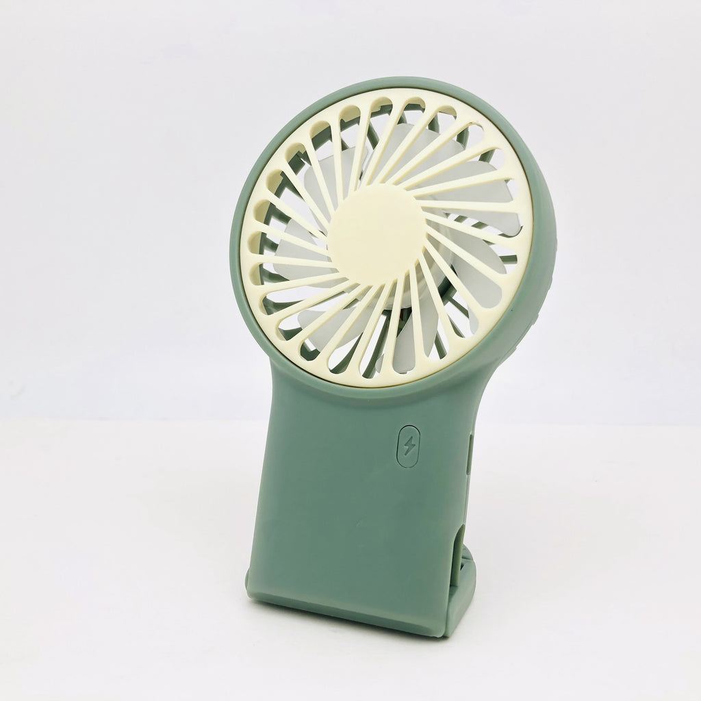 Handheld Foldable Desktop USB Charging Mini Fan, Simple Portable Quiet Personal Cooling Fan
