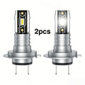 BULLVISION H7 LED Headlight Bulbs 2-Pack, 5570 CSP Chip, 6000K Super Bright Fog Light Bulbs, Plug-and-Play, 100W Car LED Light, 20000 Lumens, Designed for Cars, Trucks and Motorcycles, Super Bright H7 Bulbs
