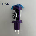H4 Dual LED Mini Projector Lens LED Car Headlight Bulb 180W Super Bright Turbo Auto Bulb H4 High/Low Beam Fog Light Bulb 12V 24V