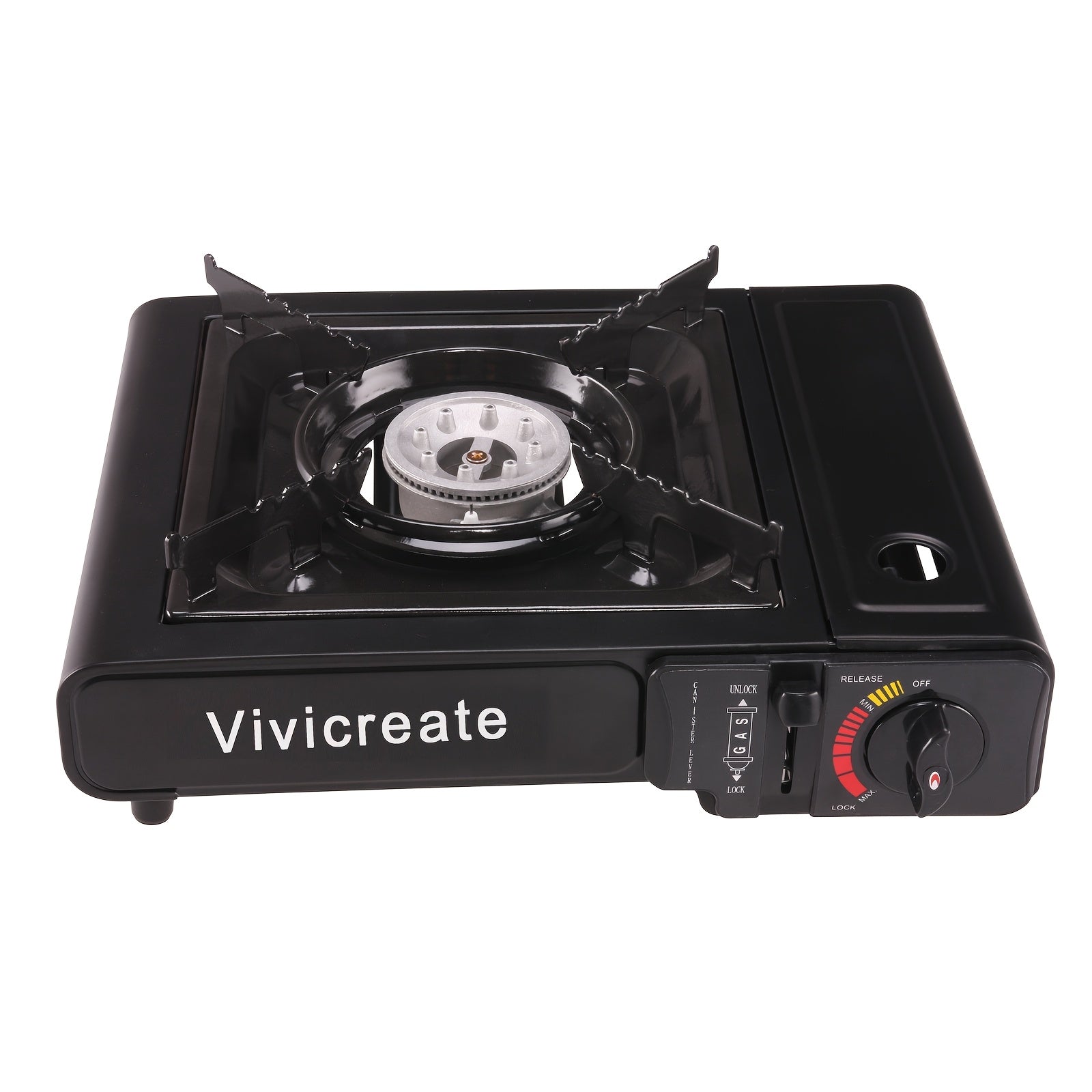 Vivicreate 8500 BTU Portable Butane Stove, Compact Outdoor Camping Stove, Ideal for Cooking, Hiking, Survival Gear & Emergency Use, Essential for Camping