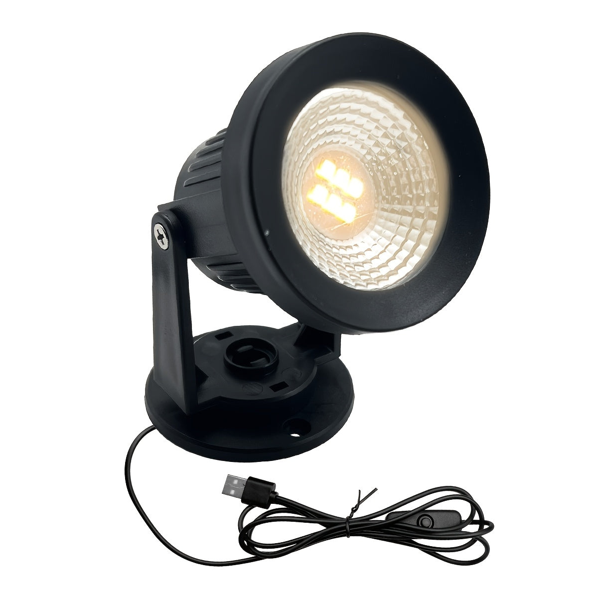 Indoor LED spotlight, warm light wall light, USB 5V ceiling light, very suitable for illuminating plants and artworks, rotatable LED RV reading light, push-button switch LED spotlight, suitable for boats, trailers, station wagons