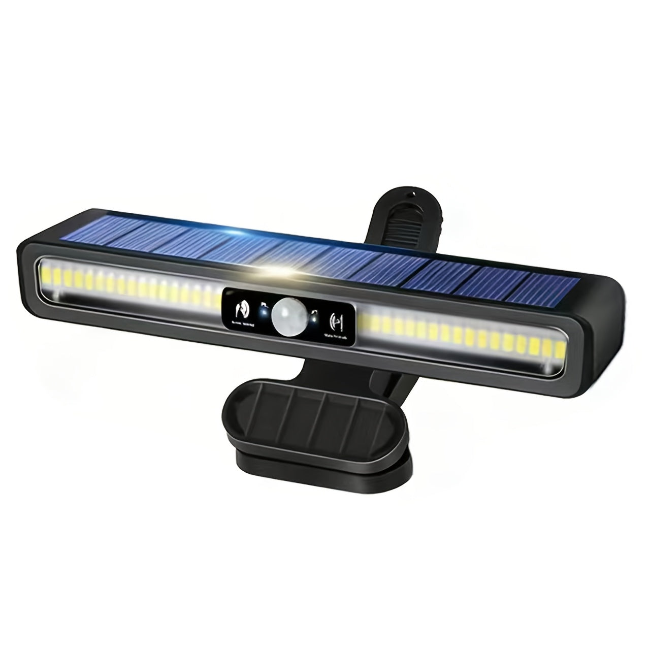 4/2/1-Piece Solar Outdoor Sensor Clip Light - IP65 Protection Rating, High Brightness 5630 LED, Automatic On/Off, Can Be Clipped or Wall-Mounted, Suitable for Camping, Garage, Courtyard and Commercial Lighting