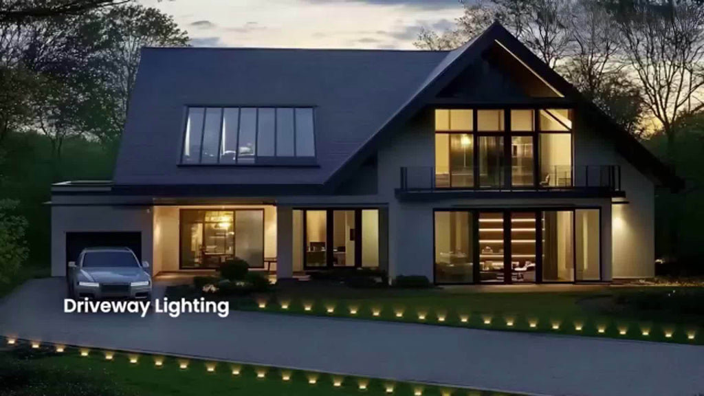 24-Piece Waterproof Outdoor Ground Light, Solar Courtyard Light, IP44 Waterproof, LED Landscape Garden Light, Suitable for Courtyard, Driveway, Walkway (Cool White / Warm White Dual Color)