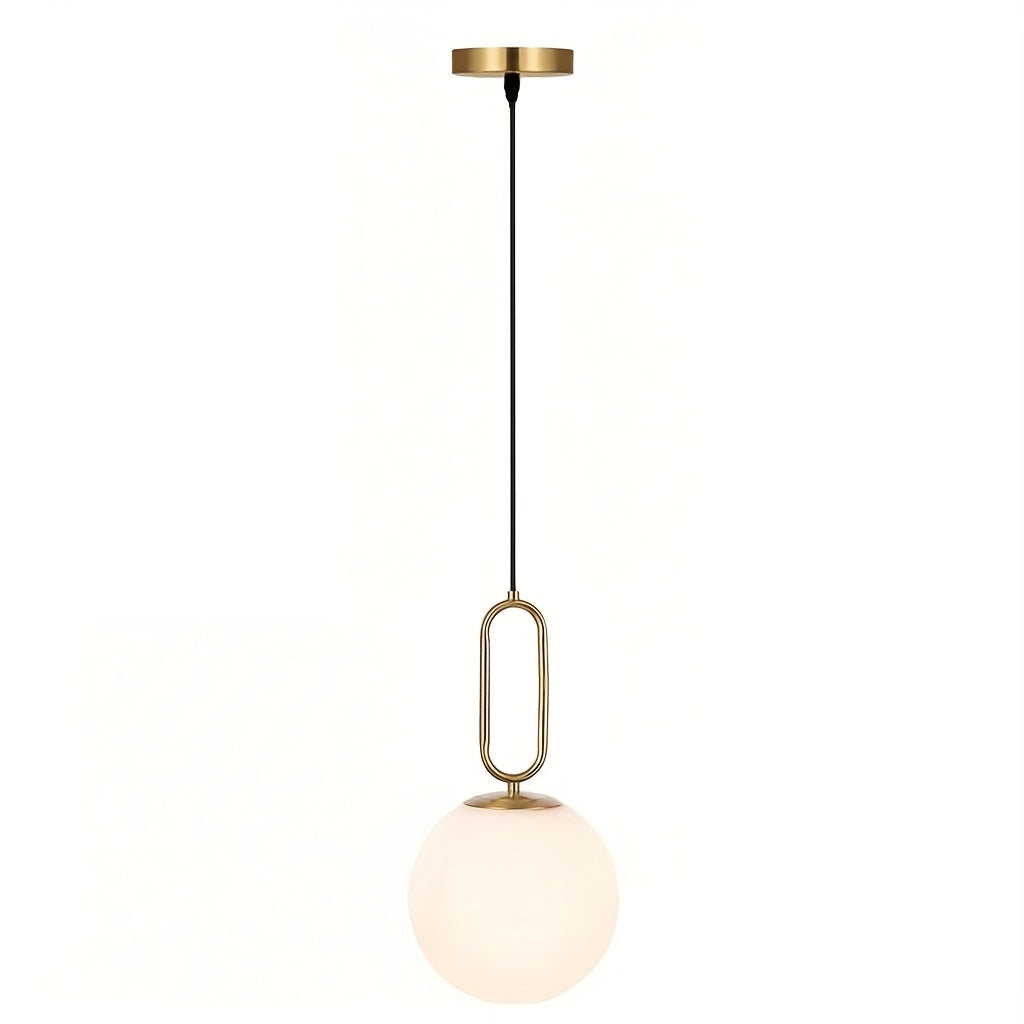 Nordic simple E27 base rotomolded round ball creative bedroom bedside pendant light, dining room and living room decoration